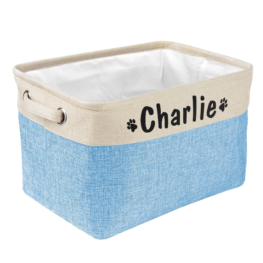 Personalized Pup Storage Basket
