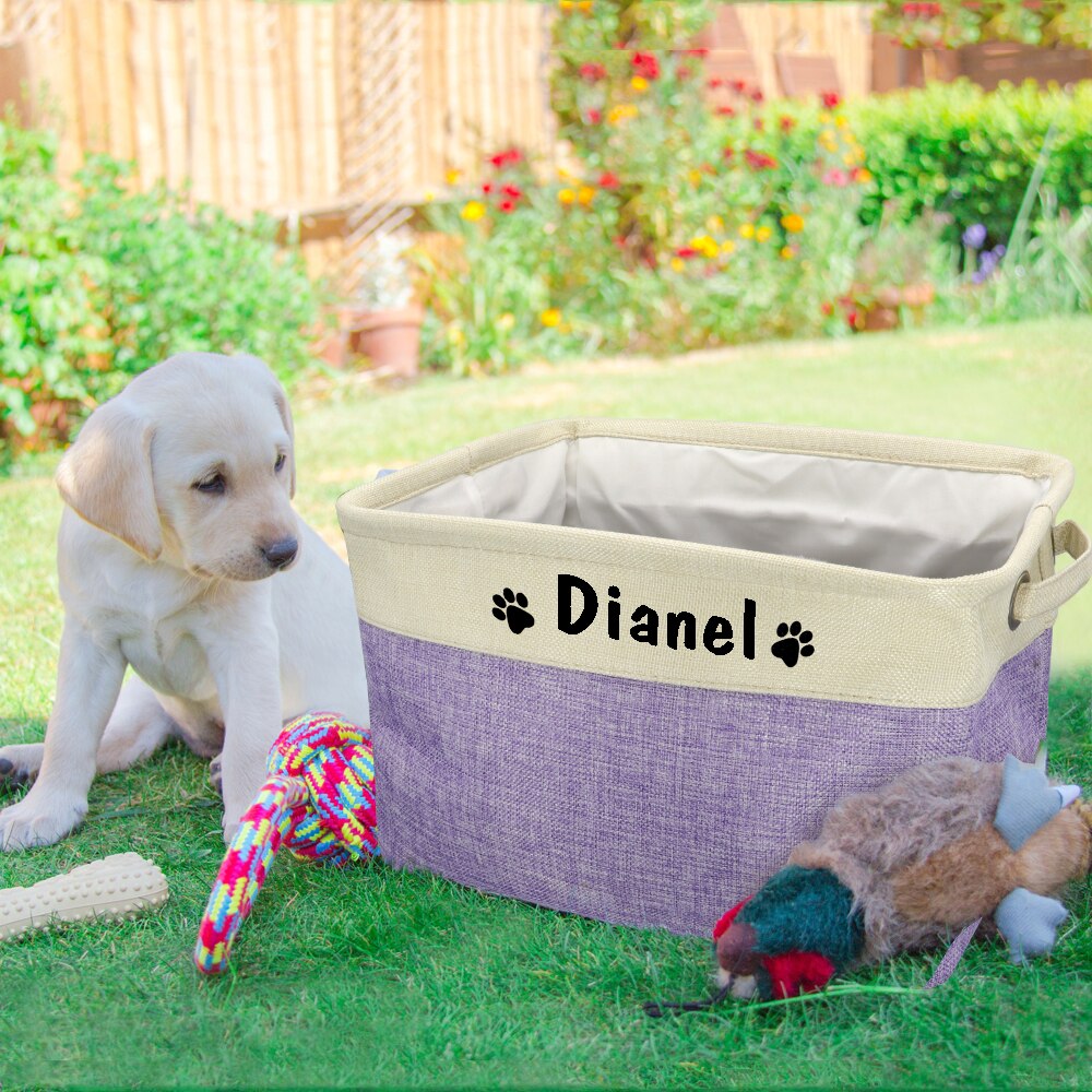 Personalized Pup Storage Basket