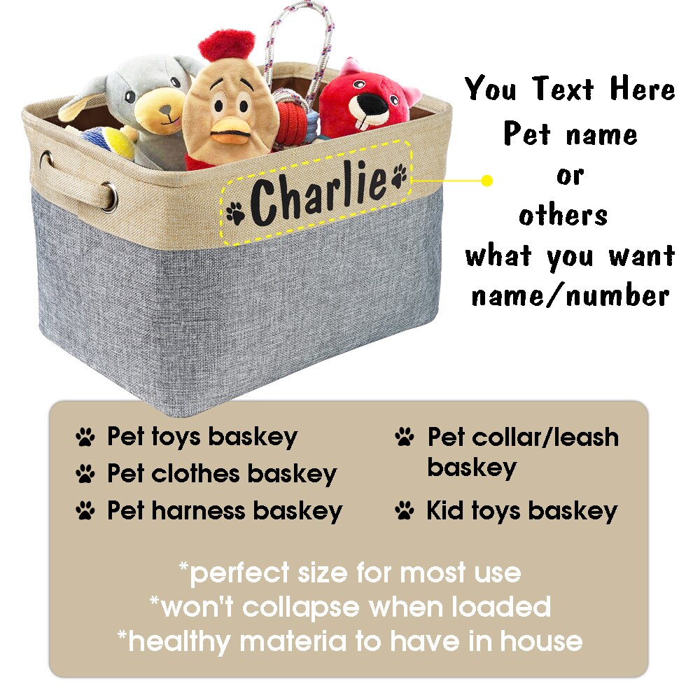 Personalized Pup Storage Basket