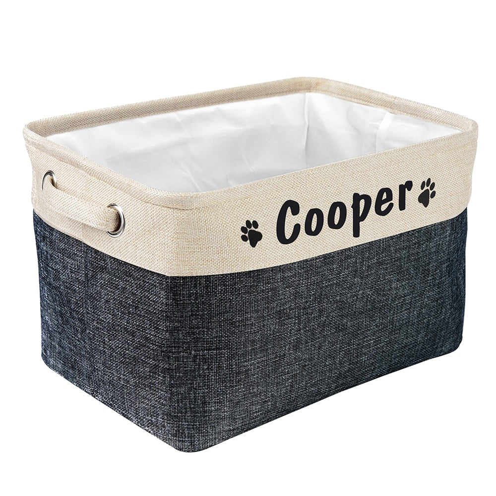 Personalized Pup Storage Basket