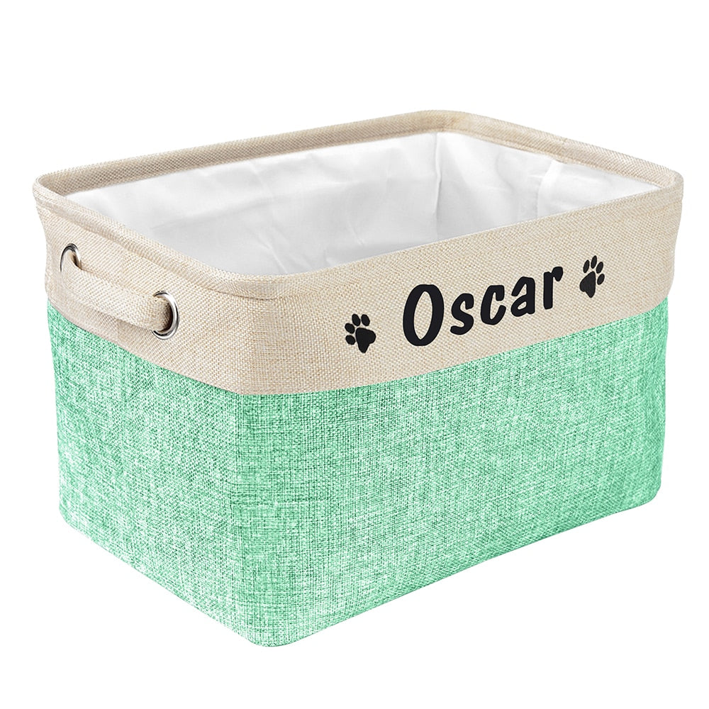 Personalized Pup Storage Basket