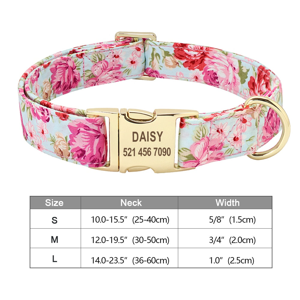 Personalized Print Collar