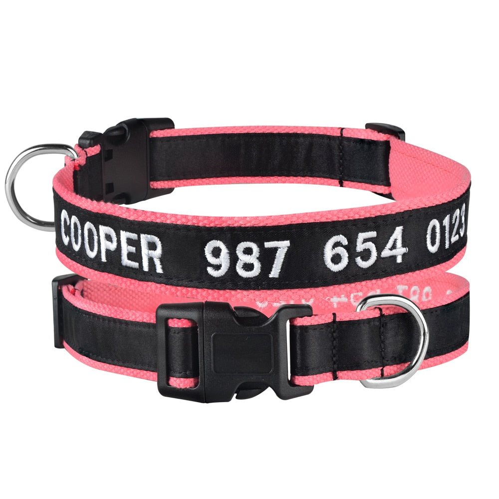 Embroidered Personalized Collar