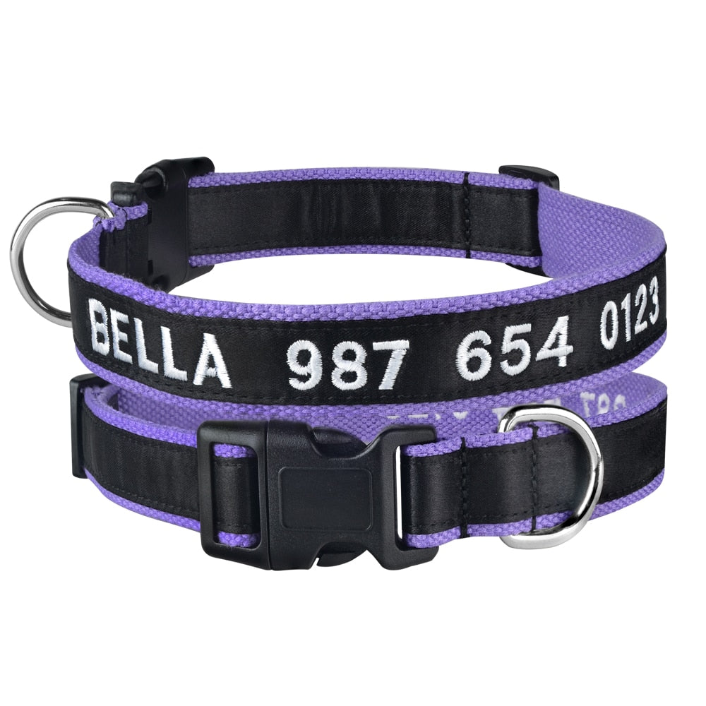 Embroidered Personalized Collar