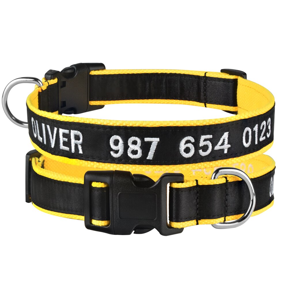 Embroidered Personalized Collar