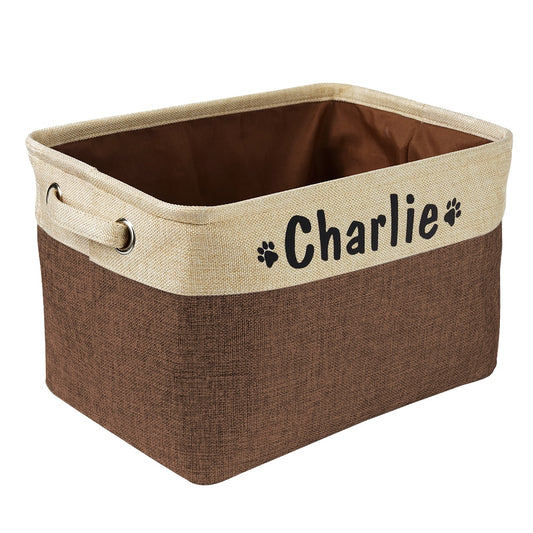 Personalized Pup Storage Basket