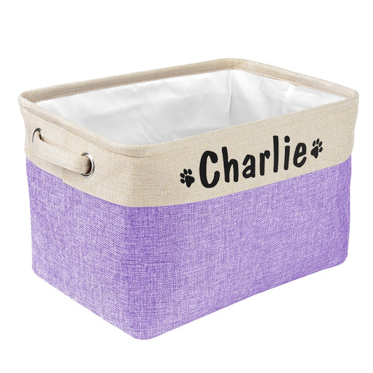 Personalized Pup Storage Basket