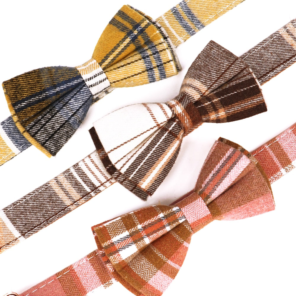 Plaid Personalized Collars